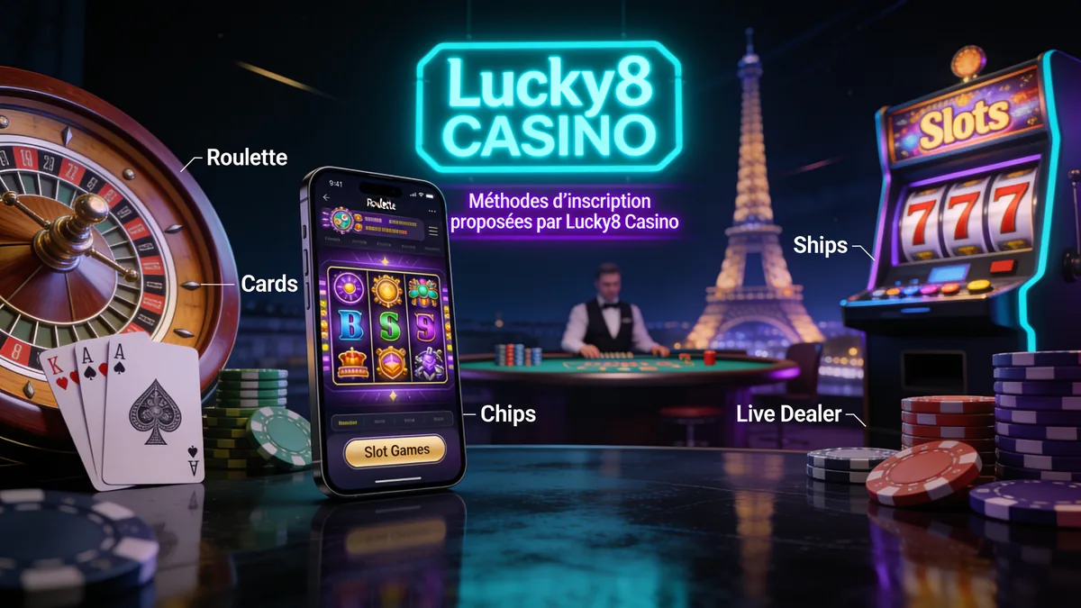 lucky8 casino en France — Méthodes d’inscription proposées par Lucky8 Casino